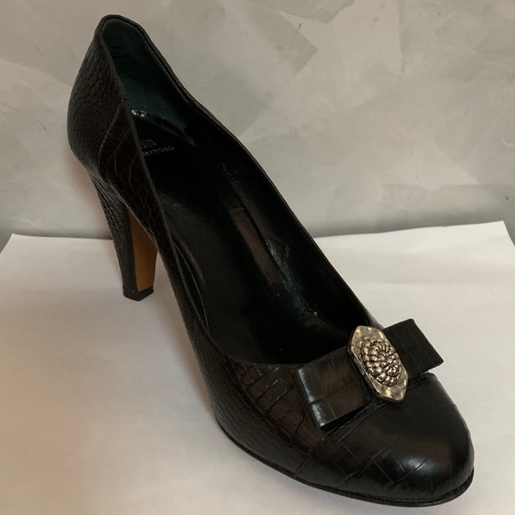 New Moschino Leather Classic Heeled Shoes - Picture 3 of 11